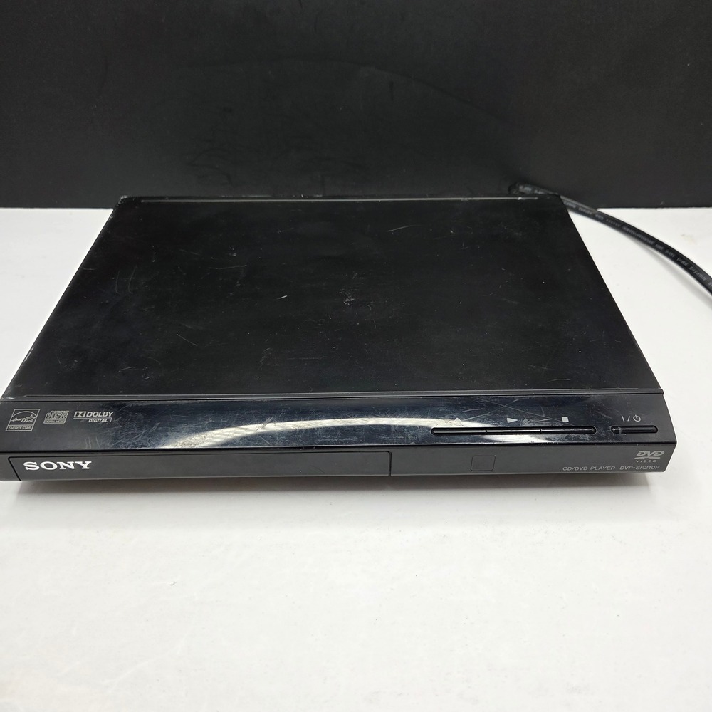 Sony DVD Player DVP-SR210P Compact CD/DVD Video Player Black Home Theater